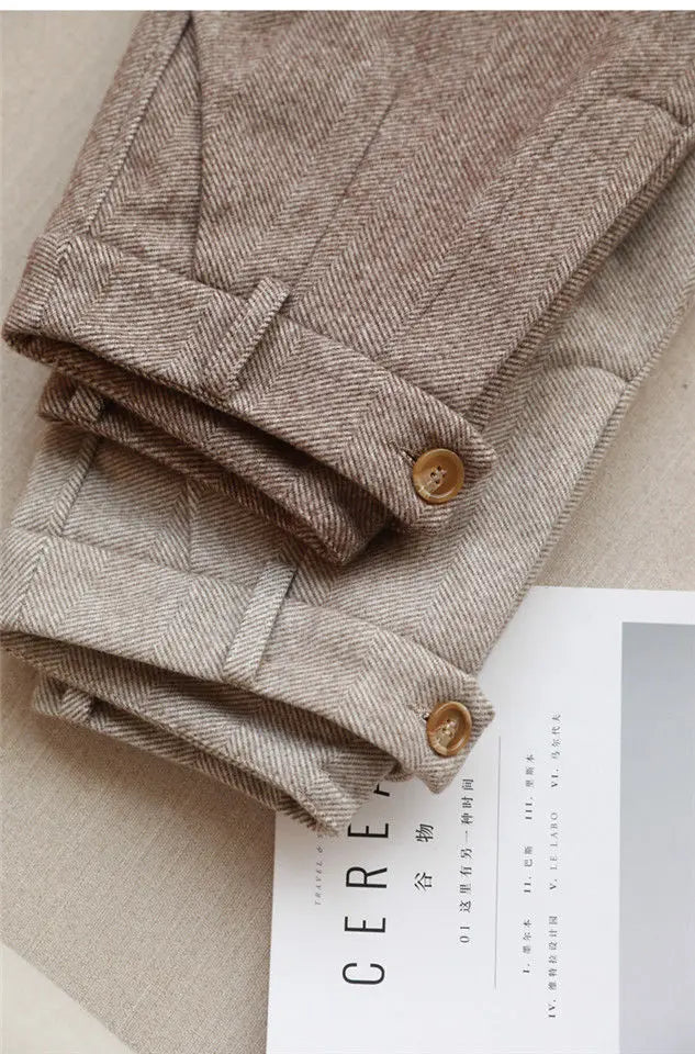 Women's Woolen Pants™ High Waisted Women Trousers
