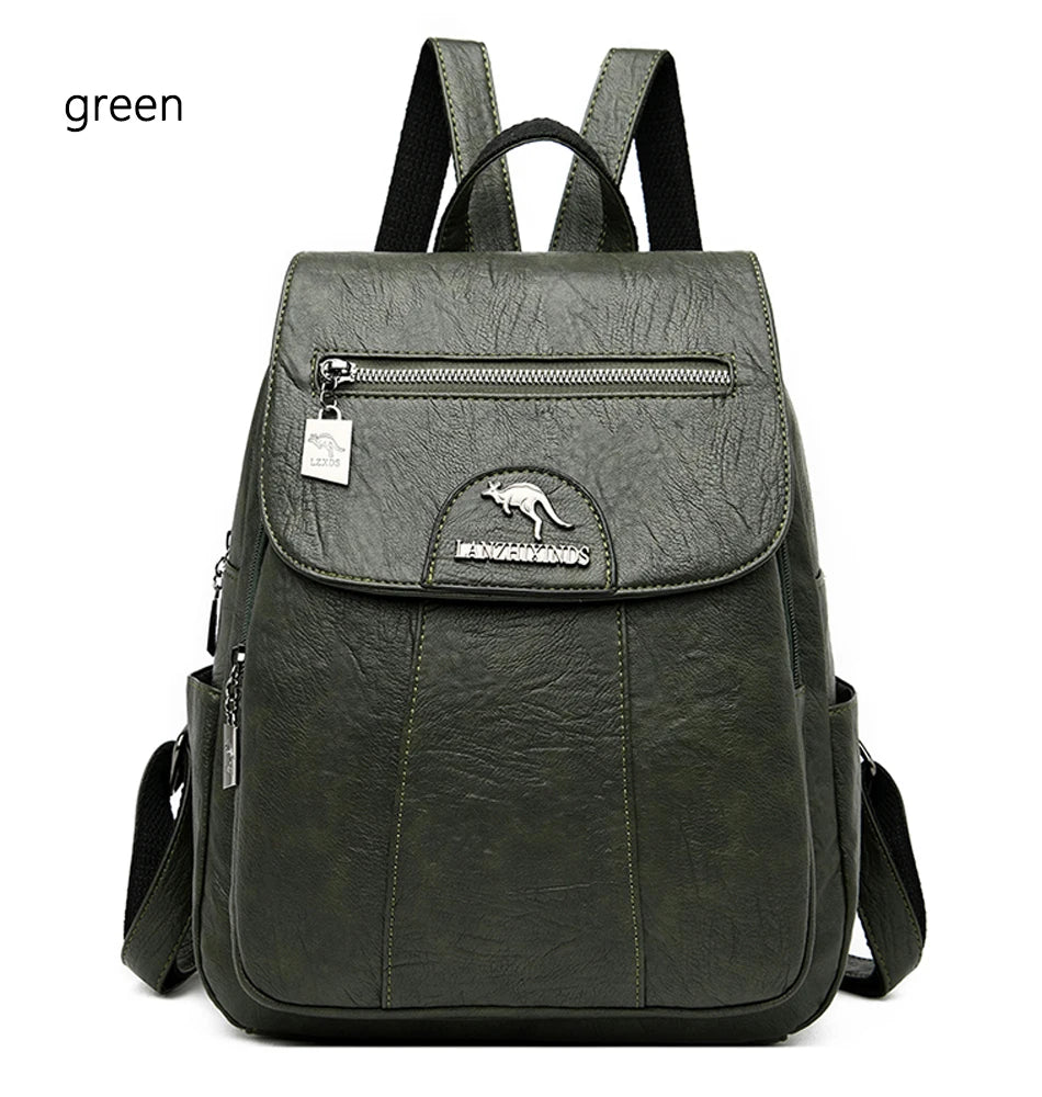 Women's Soft Backpacks™ Vintage Casual Travel Backpack