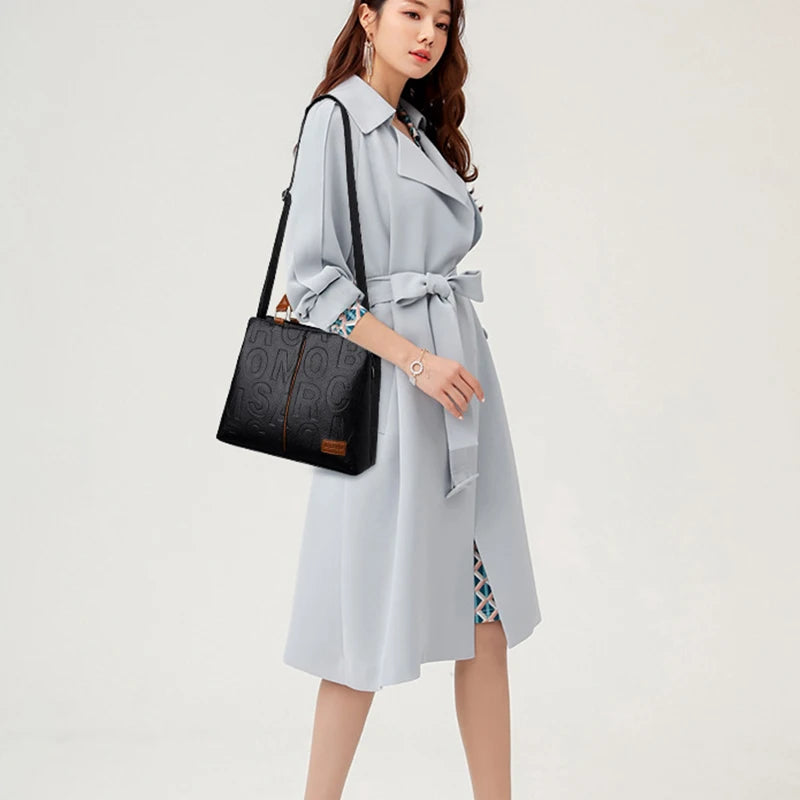 Women's PU Leather Handbags™ Ladies Luxury Tote Handbag