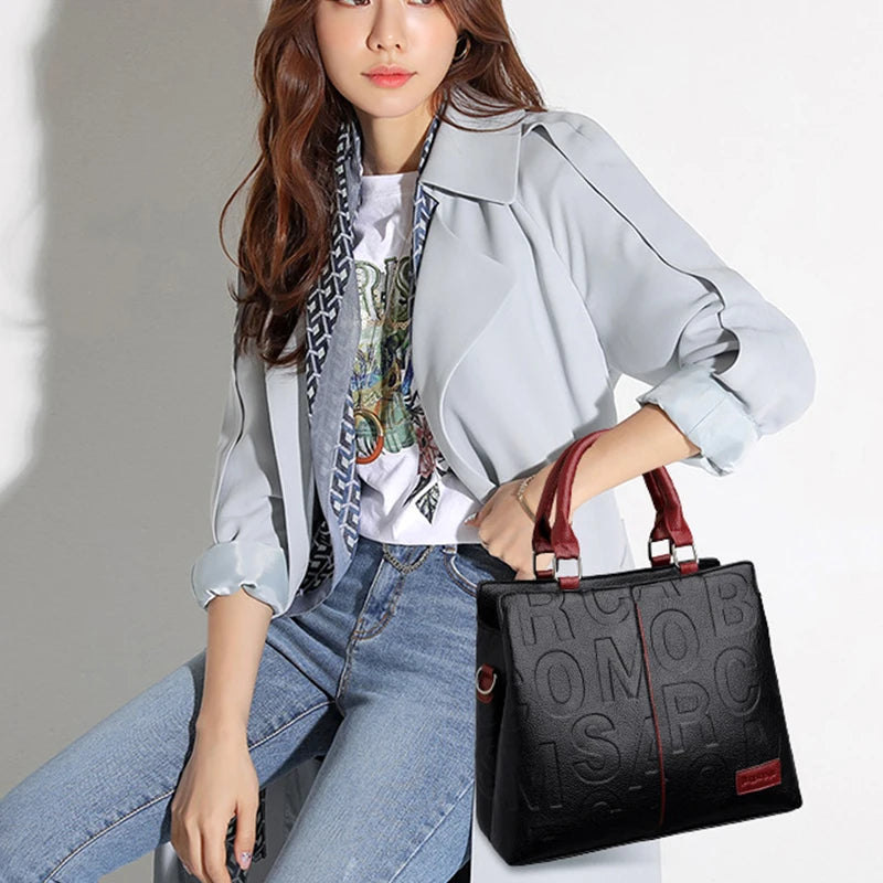 Women's PU Leather Handbags™ Ladies Luxury Tote Handbag