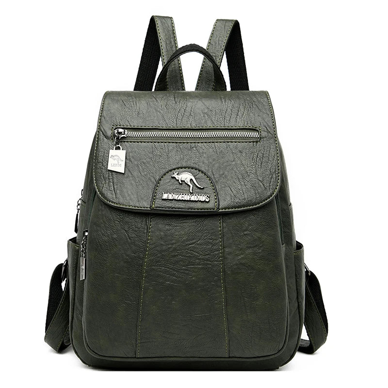 Women's Soft Backpacks™ Vintage Casual Travel Backpack