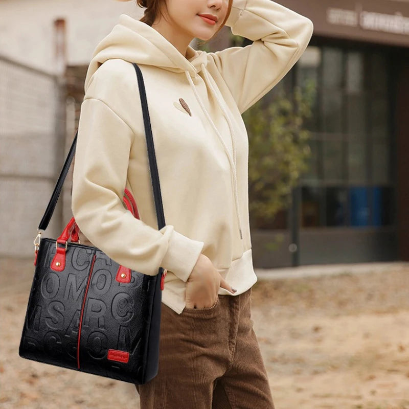 Women's PU Leather Handbags™ Ladies Luxury Tote Handbag
