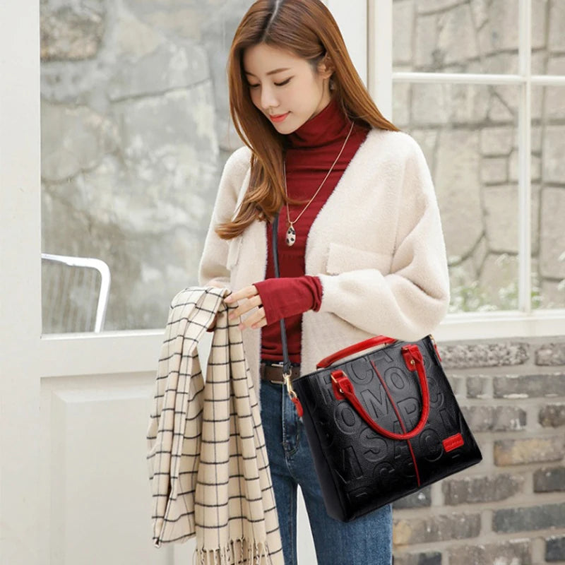 Women's PU Leather Handbags™ Ladies Luxury Tote Handbag