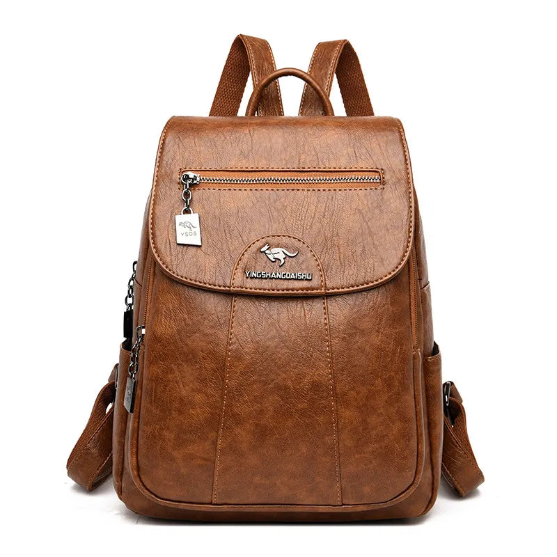 Women's Soft Backpacks™ Vintage Casual Travel Backpack