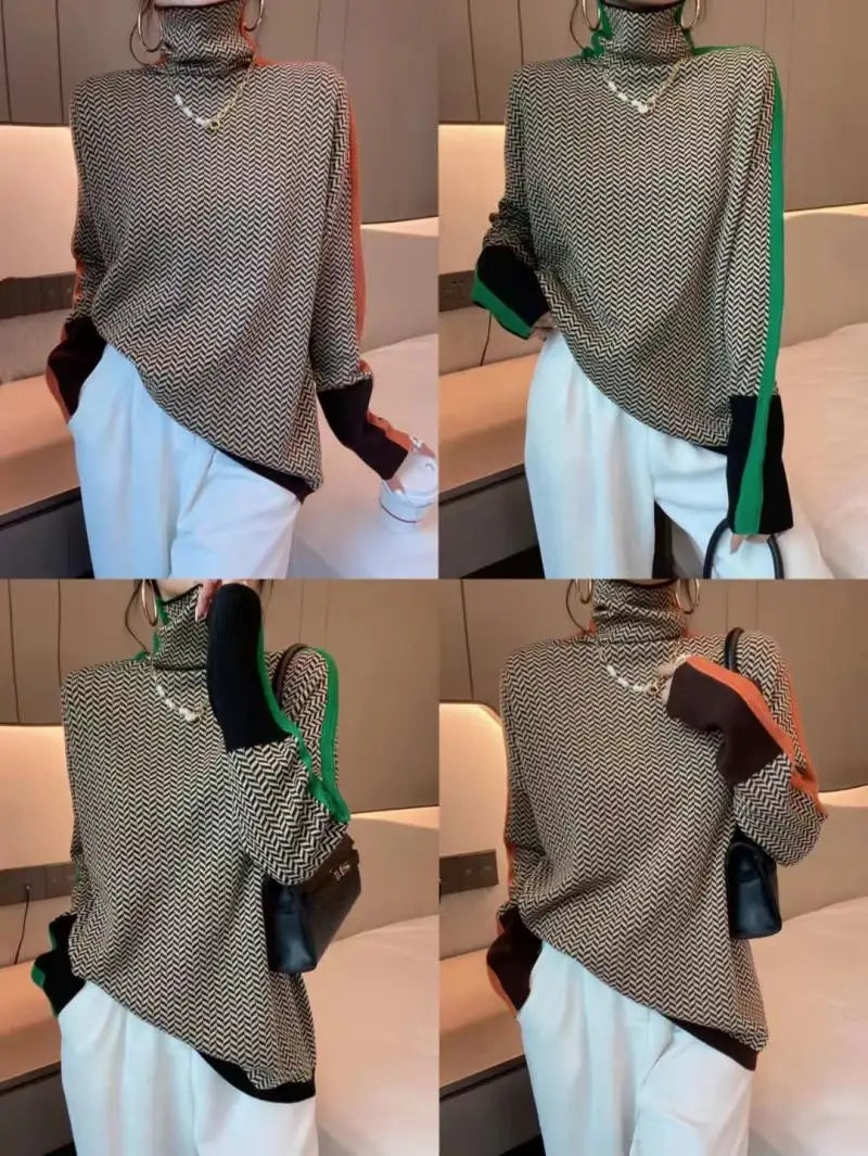 Women's Sweater™ Colored Wool Bottoming Sweater