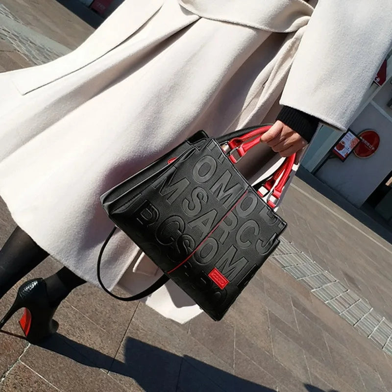 Women's PU Leather Handbags™ Ladies Luxury Tote Handbag