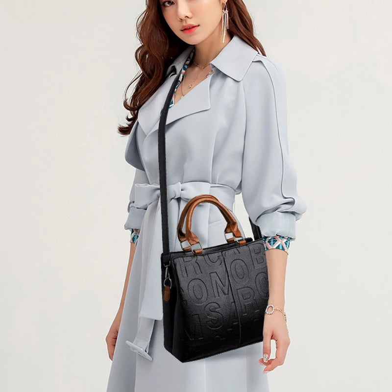 Women's PU Leather Handbags™ Ladies Luxury Tote Handbag