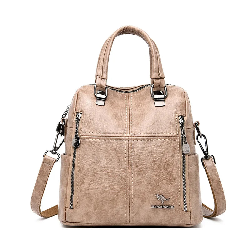 Women's Bag™ Quality Leather Backpack/Shoulder Bags