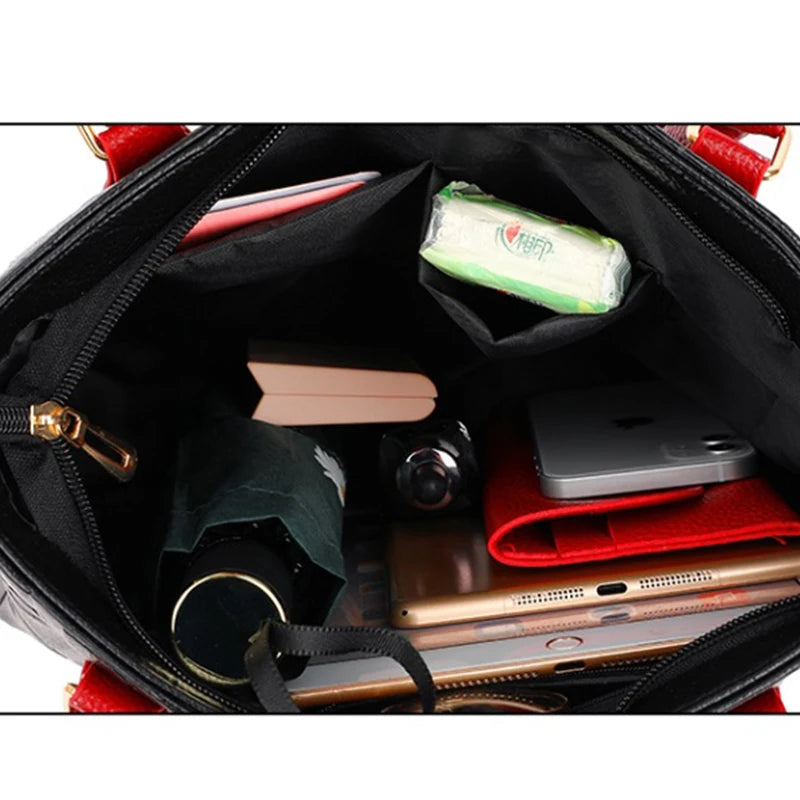 Women's PU Leather Handbags™ Ladies Luxury Tote Handbag