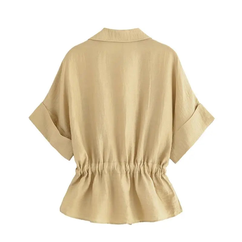 Women' Summer SUIT™ Elastic Waist Pants+ Short Sleeve T-shirt 2-piece Set
