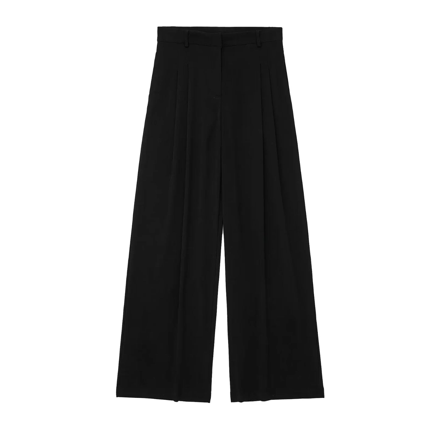 Women's TRAFZA Suit™ Halter Single Breasted Sleeveless Blazer Vest Top + Zipper Fly Trousers Sets