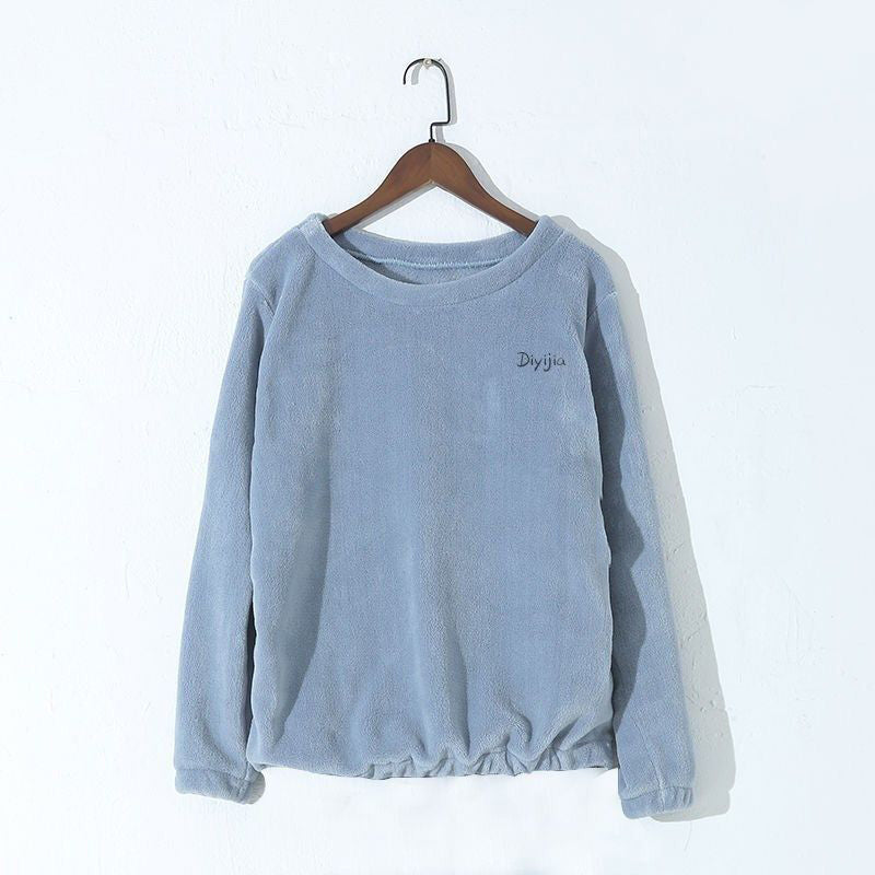 Women's ITOOLIN Cashmere Pajama Set™ Woolen Pullovers And Pants 2 pieces Sets