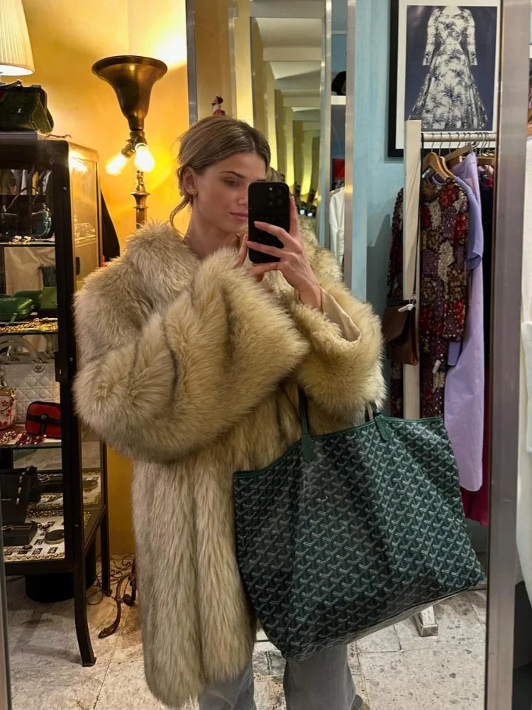 Women's Faux Fur Coat™ Vintage Fluffy Loose Faux Coat