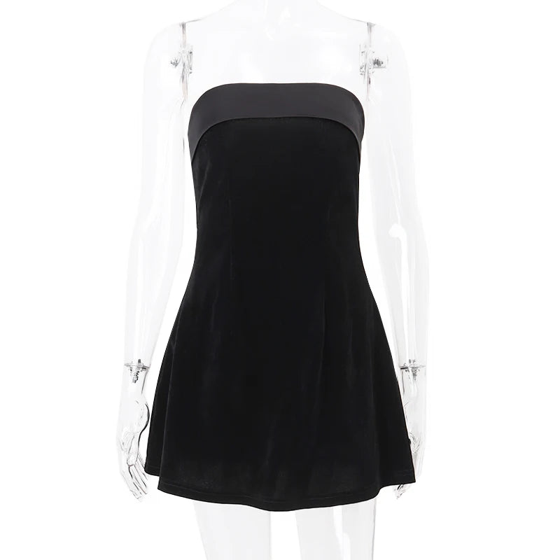 Women's Slash-neck Sexy Backless A-line Mini Dress™ Off Shoulder Bodycon Dress
