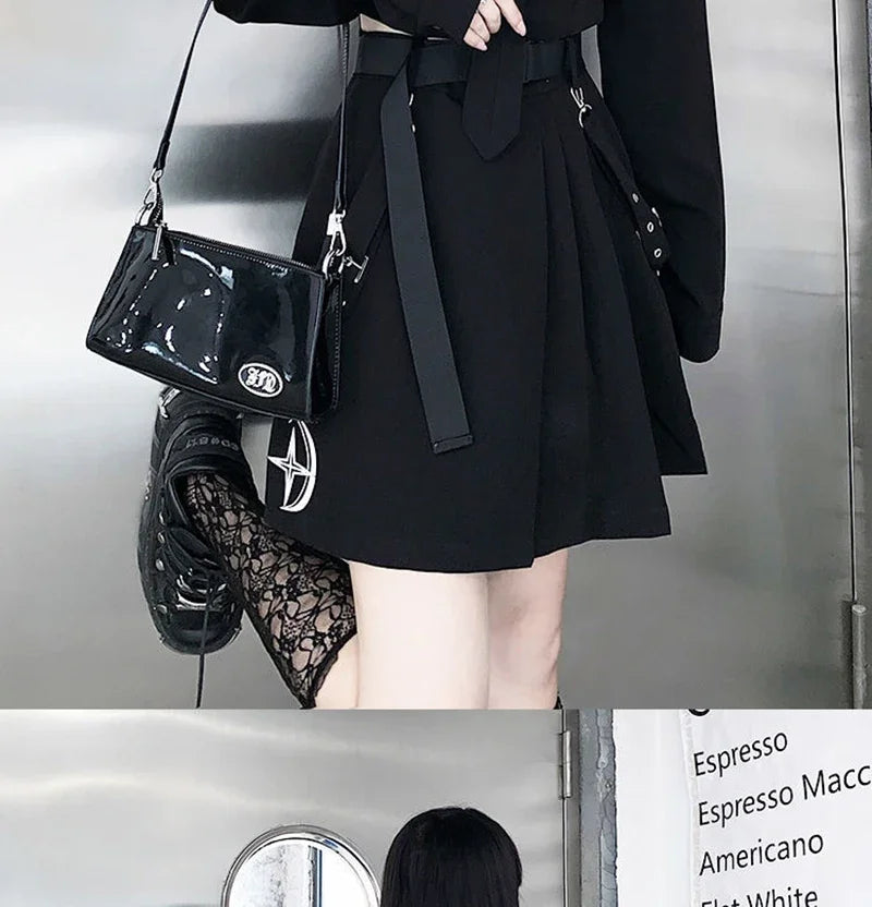Women's Streetwear™ Harajuku Oversize Punk Chain Ribbon Skirts