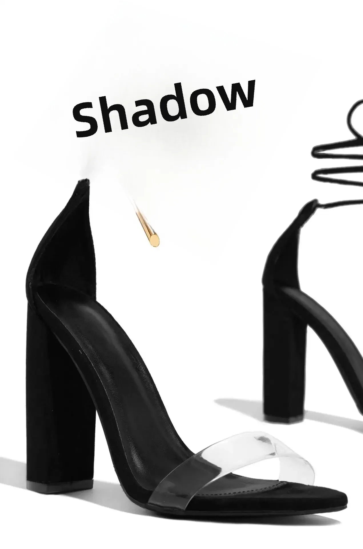 Women's Rubber Velvet Strap Simulated Leather Sandals™ Round Toe High Heels