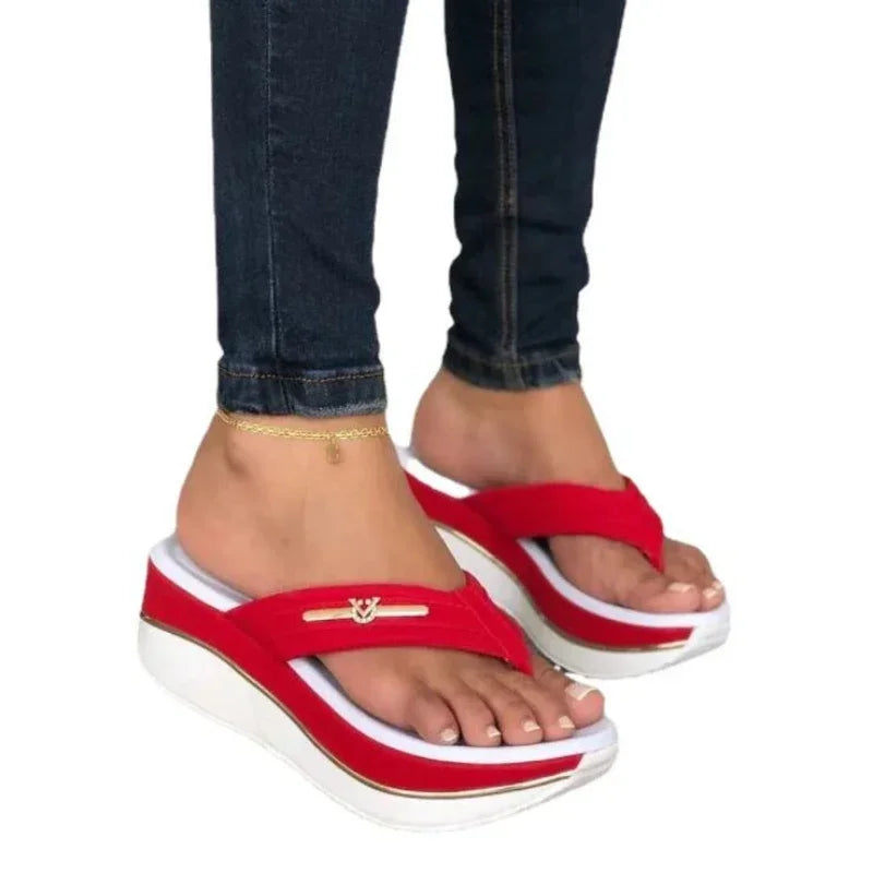 Women's Casual Slippers™ Platform Wedges Summer Slip-On Flip Slippers