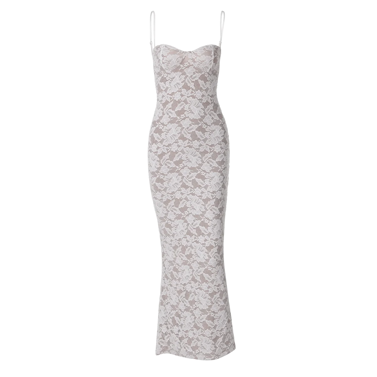 Women's Floral Print Slips Backless Dress™ Patchwork Mesh Slit Sexy Bodycon Maxi Dress