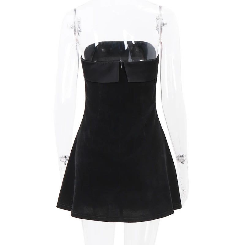 Women's Slash-neck Sexy Backless A-line Mini Dress™ Off Shoulder Bodycon Dress