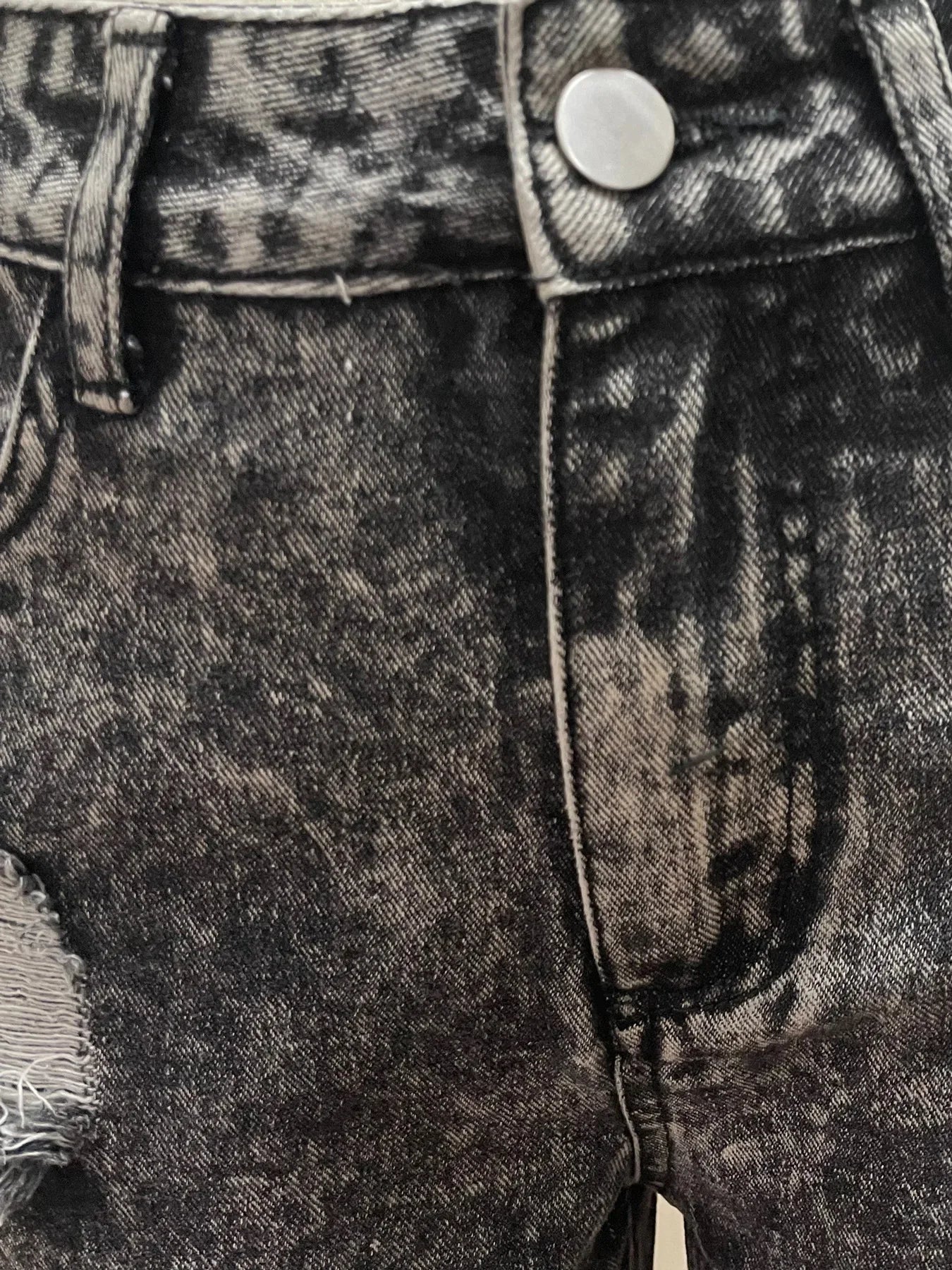 Women's Long Pants™ Hole Punch Casual Denim Trousers