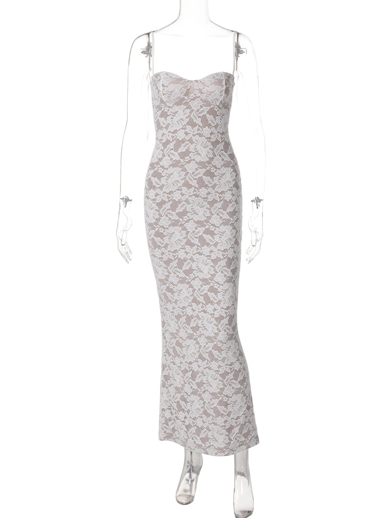 Women's Floral Print Slips Backless Dress™ Patchwork Mesh Slit Sexy Bodycon Maxi Dress