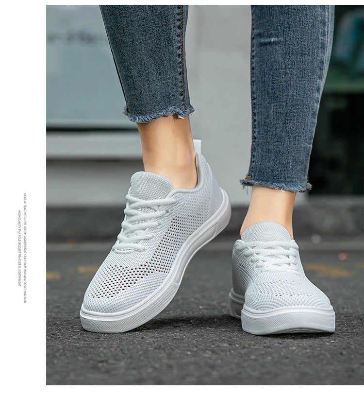 Women's breathable outdoor shoes™ summer mesh hollow casual sneakers