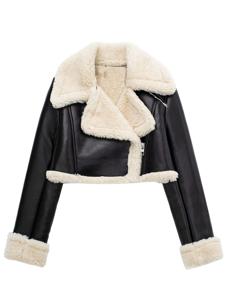 Willshela Women's Jacket™ Vintage Long Sleeves Lapel Neck Jacket