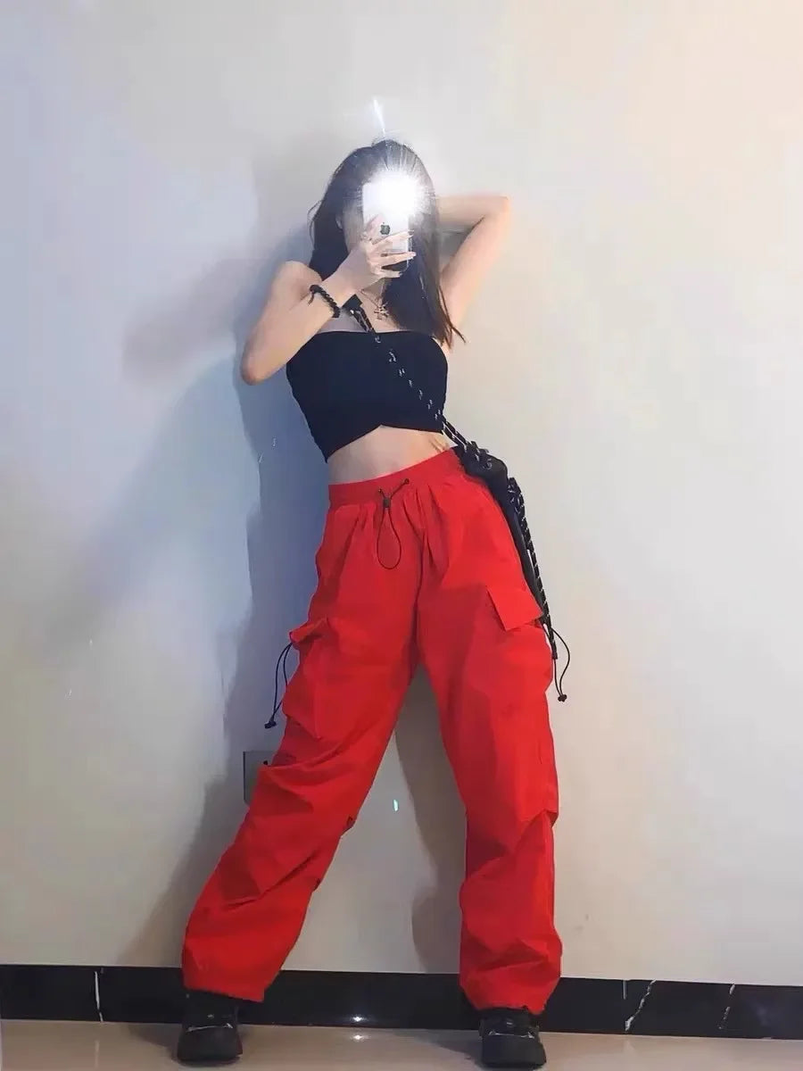 Women's American Vintage Pants™ Loose Fit High Straight Leg Trousers