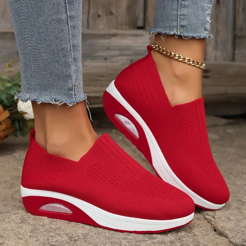 Women's Walking Shoes™ Air Cushion Non Slip Orthopedic Platform Wedge Female Sneakers