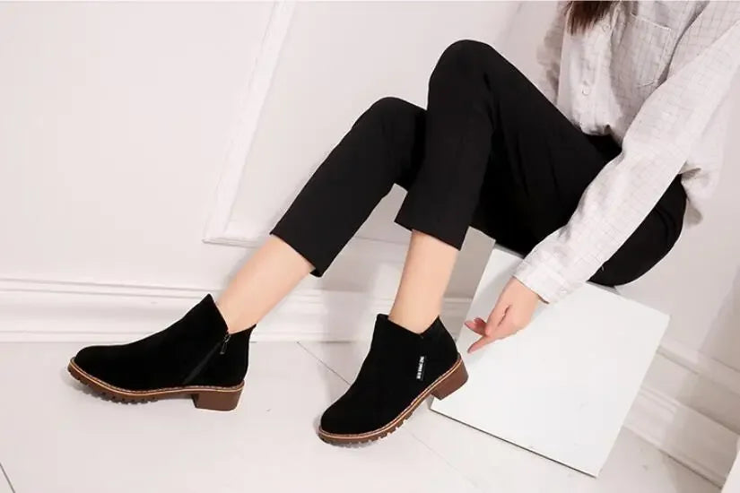 Women's Shoes™ Chelsea Type Leather Shoes