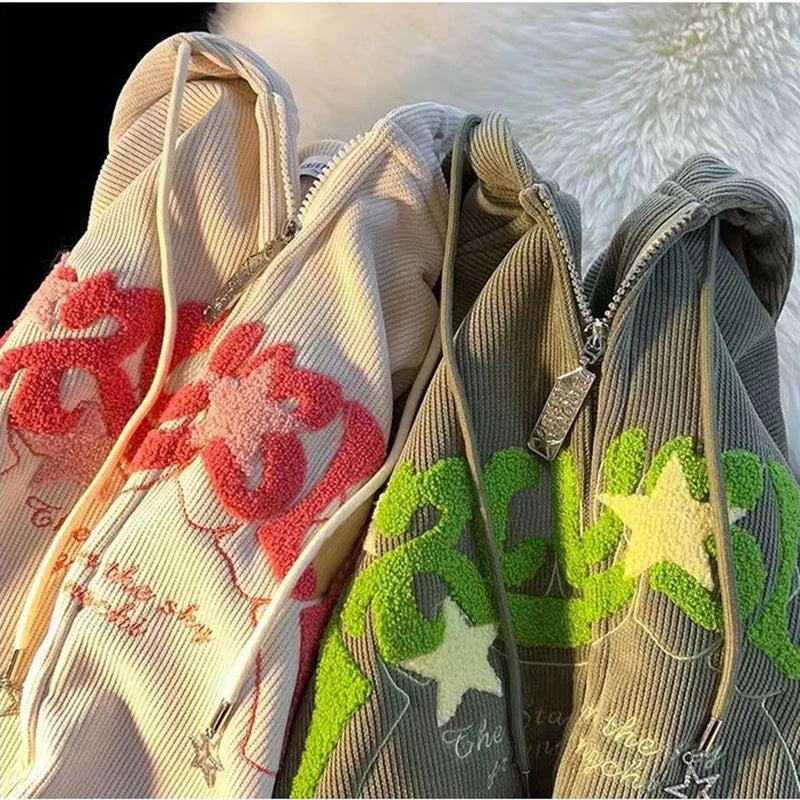 Women's Zip Up Hoodies™ Long Sleeve Harajuku Y2K Sweatshirt