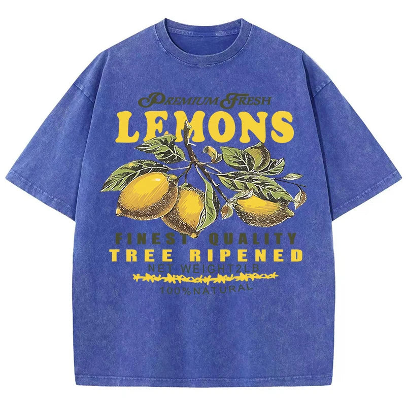 Women's Fruit Print T-Shirts™ Y2K Short Sleeve Loose Cotton Tees