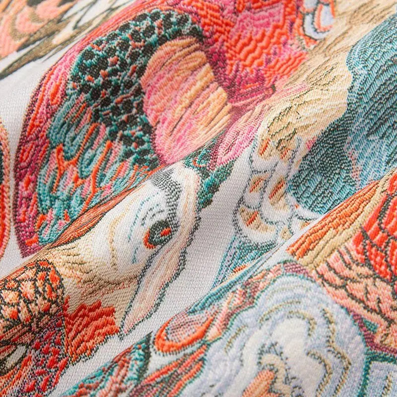 Women's Fashion Color Casual Jacket™ Peacock Print Short Coat