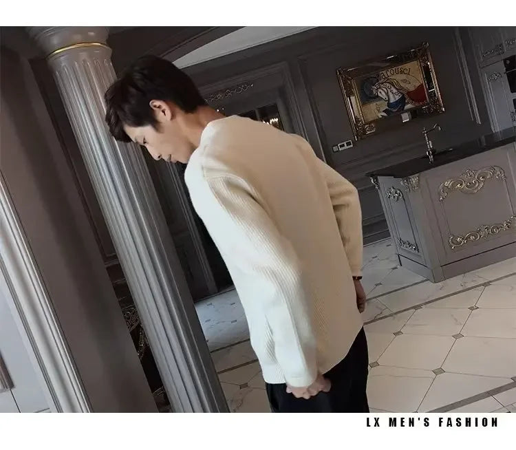 Men's Knitted Cardigan Sweater™ Casual Versatile Slimming Sweater