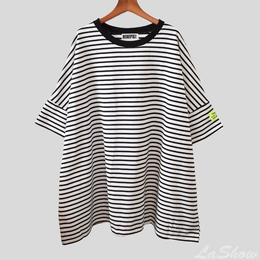 Women's Loose Long Sleeve T-shirt™ Plus Size Crew Neck T-shirt