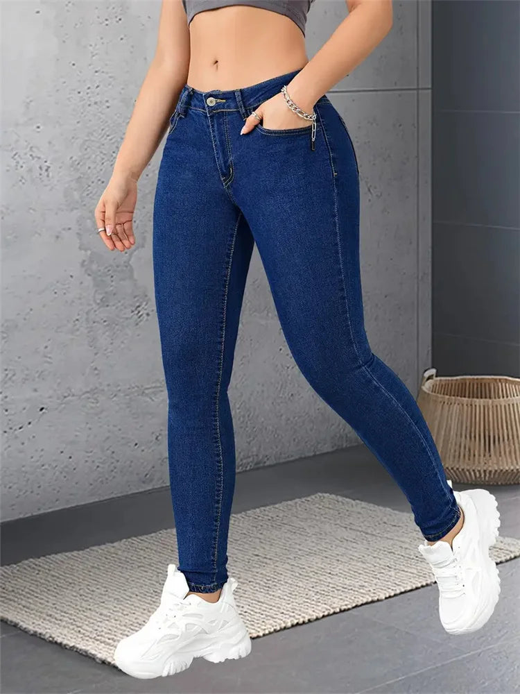 Women Stretch Skinny Jeans™ Slim Fit Pencil Leggings Denim Pants