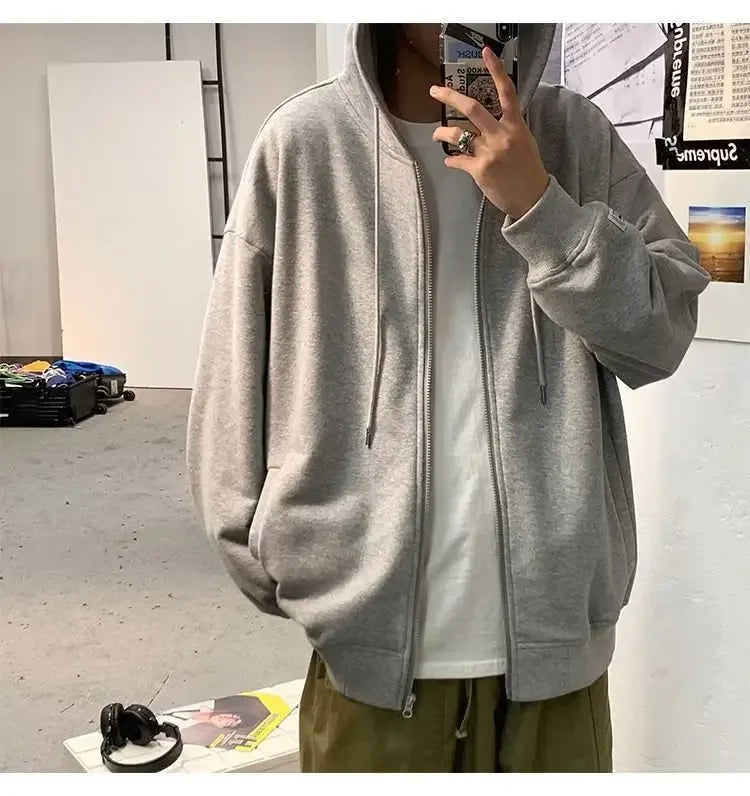 Men's Cardigan Sweatshirt™ American Style Loose-fit Autumn Jacket