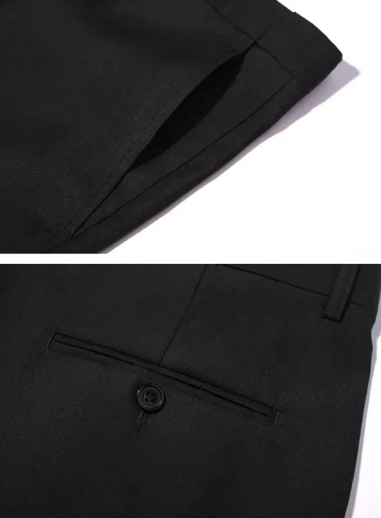 Men's Fashion Handsome Suit™ Business Cargo Trousers Plus Size Sets