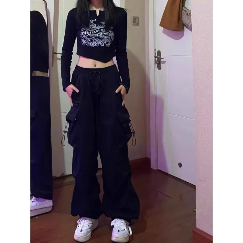 Women's American Vintage Pants™ Loose Fit High Straight Leg Trousers