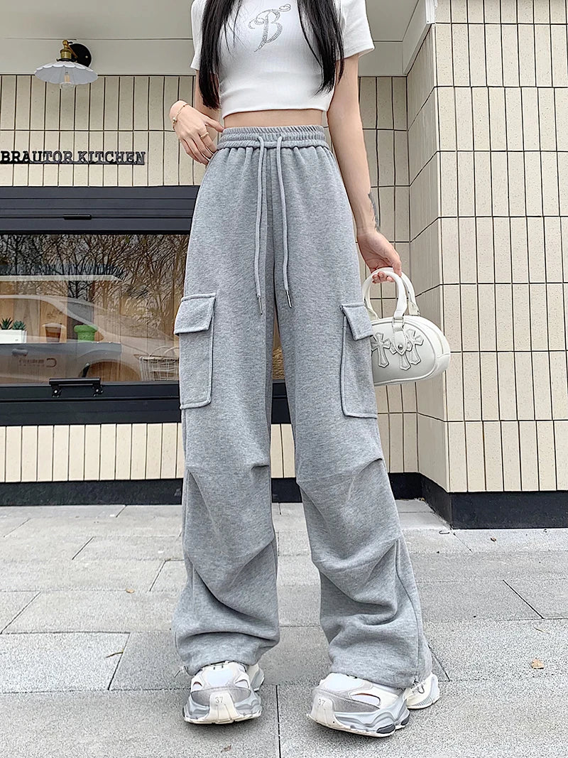 Women's Drawstring Design Cargo Pants™ Fashion Hip-hop Streetwear Cargo Trousers