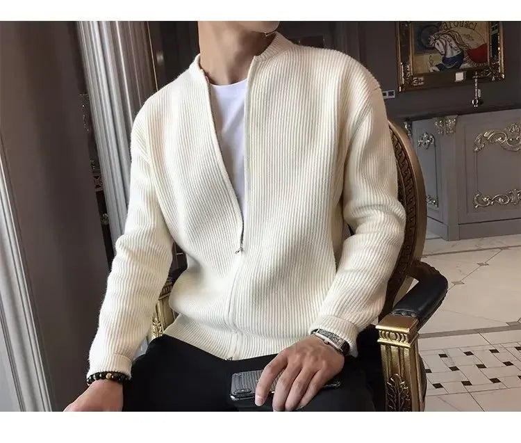 Men's Knitted Cardigan Sweater™ Casual Versatile Slimming Sweater