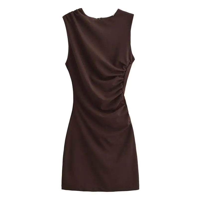 Women Dresses™ Fashion Tight Ruched Mini Dress