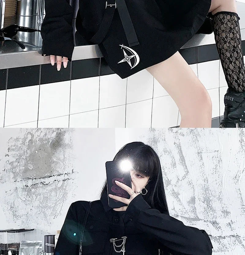 Women's Streetwear™ Harajuku Oversize Punk Chain Ribbon Skirts