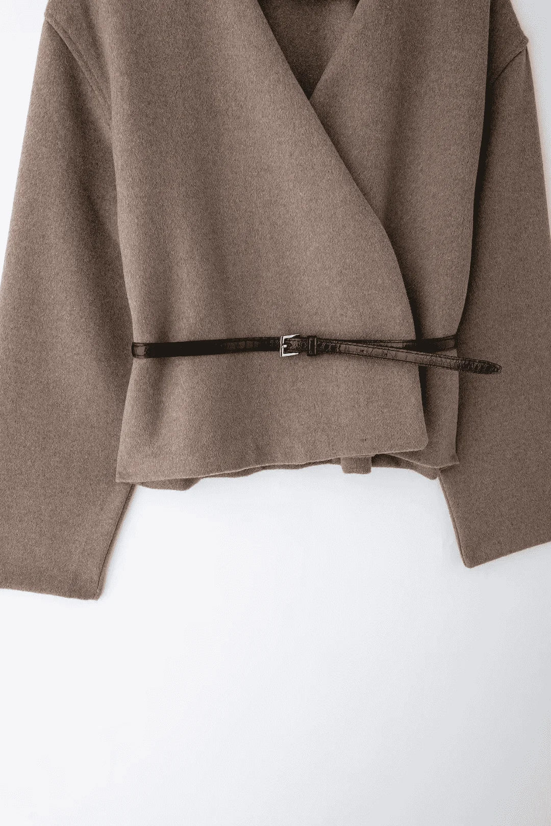 Women's Jacket™ Comfortable Short Belt Casual Long Sleeve Coat