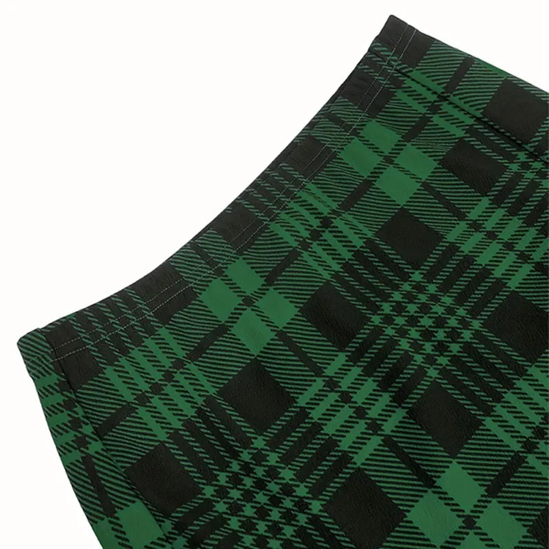Women's Plaid Skirt™ Elegant Pencil High Waist Lady Short Skirt