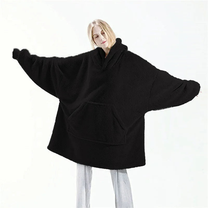 Women's Double-faced Fleece Hoodie™ Oversize Large Pocket Sweatshirts