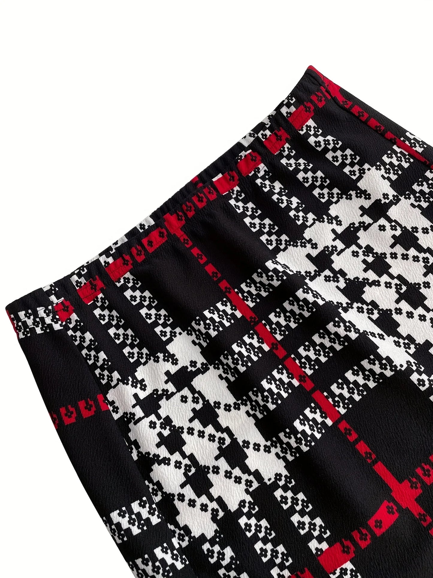 Women's Plaid Skirt™ Elegant Pencil High Waist Lady Short Skirt