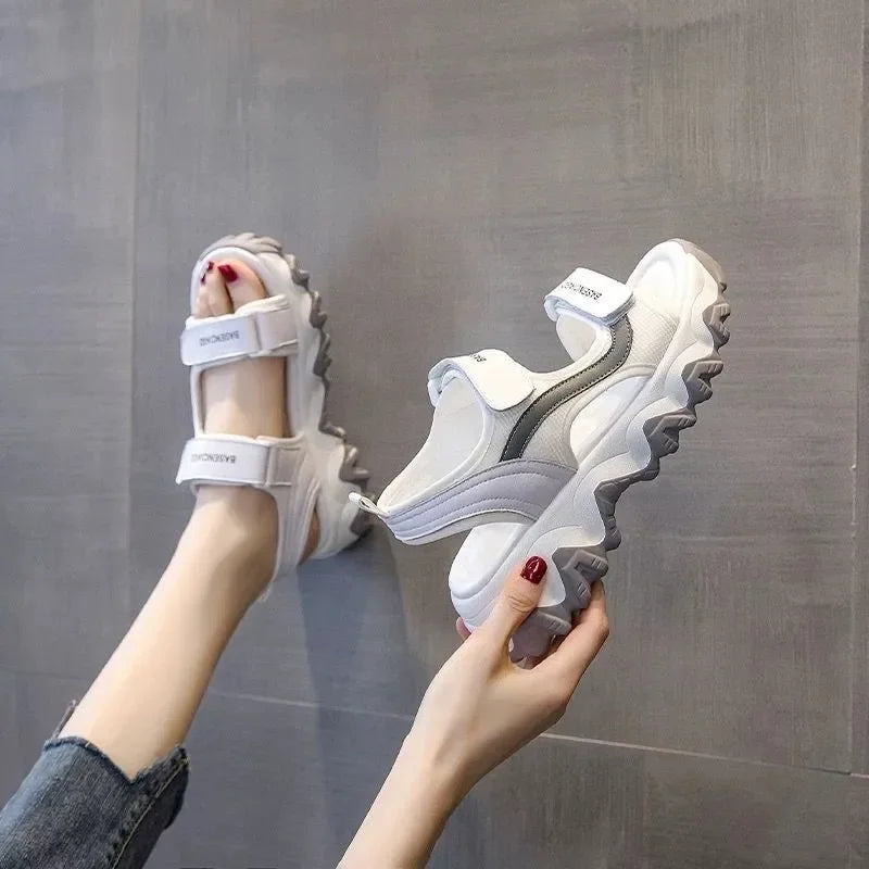 Women's Sporty Summer Sandals™ Wave Thick Bottom Platform Slippers