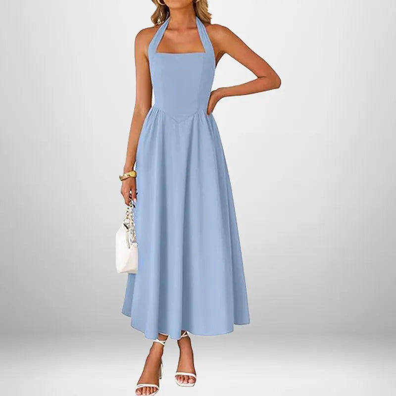 Women's Long Dress™ Square Collar Sleeveless Backless Dress