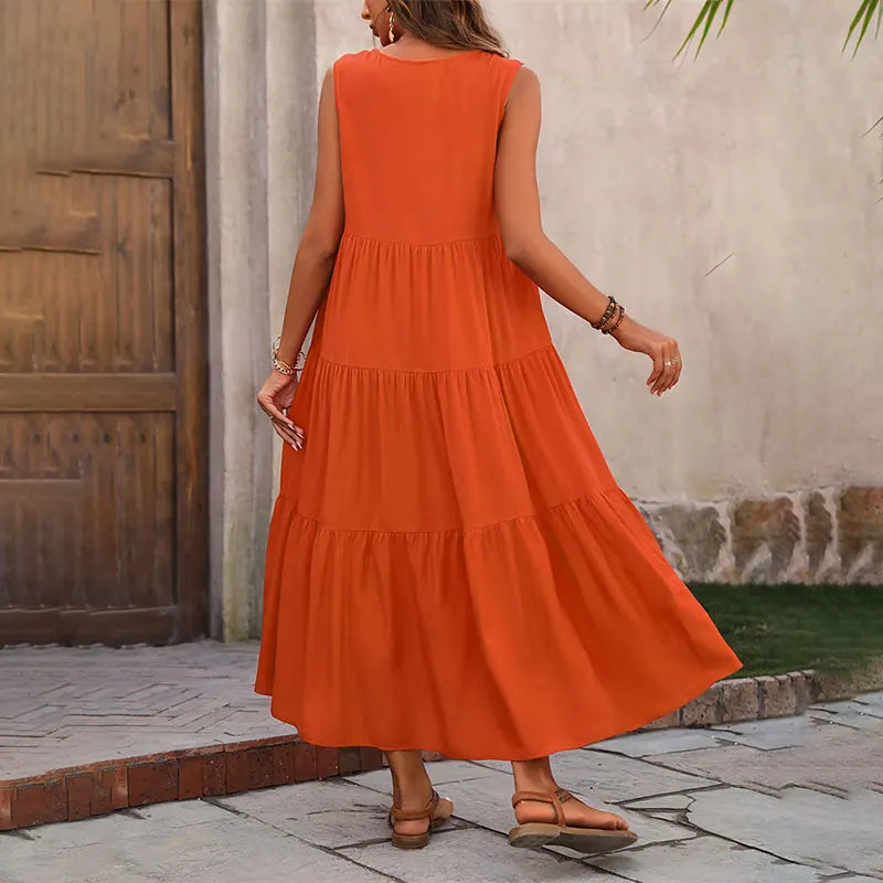 Women's Summer Dress™ Casual Long Dresses V-neck Loose Elegant Dress